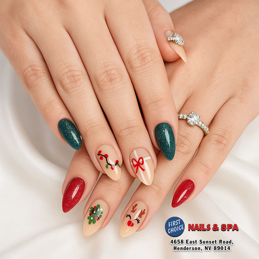 Winter Nails at First Choice Nail & Spa